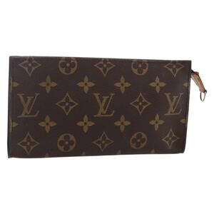 LOUIS VUITTON Monogram Bucket GM Accessory Pouch LV Auth kk597
